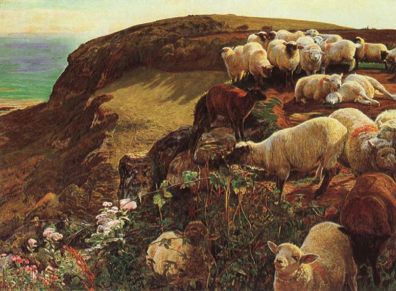 William Holman Hunt Being English coasts oil painting picture